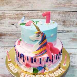 Unicorn Themed Cake