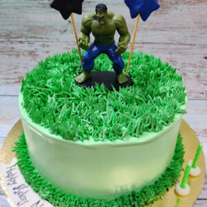 Hulk Themed Cake