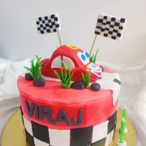 McQueen Car Themed Cake