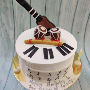 Musician Themed Cake