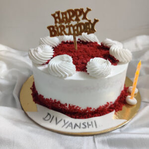 Red Velvet Themed Cake