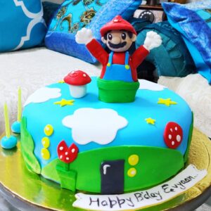 Super Mario Bros Themed Cake